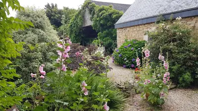 Jardin de l'établissement La Ferme de Kerhors