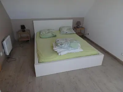 Un ou plusieurs lits dans un hébergement de l'établissement Plouguerneau - maison à 200 m de la mer