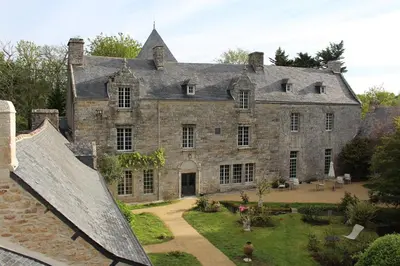 Jardin de l'établissement Manoir du Moustoir - Hôtel Les Empreintes