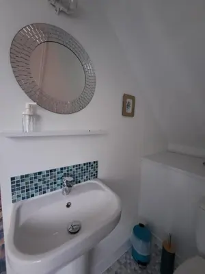 Salle de bains dans l'établissement Chambres Dhôtes Numéro 1