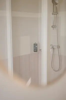 Salle de bains dans l'établissement La Clé des Champs des Abers