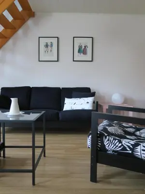 Coin salon dans l'établissement Kerhervé