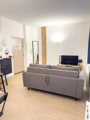 Télévision ou salle de divertissement dans l'établissement Appartement Brest centre - Cosy