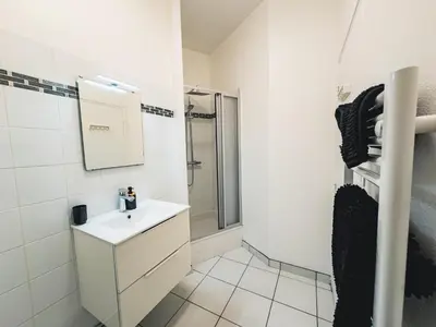 Salle de bains dans l'établissement Appartement Brest centre - Cosy