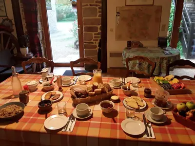 Nourriture dans le B&B/chambre d'hôtes ou à proximité