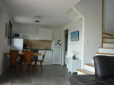 Cuisine ou kitchenette dans l'établissement La Maison De La Rade