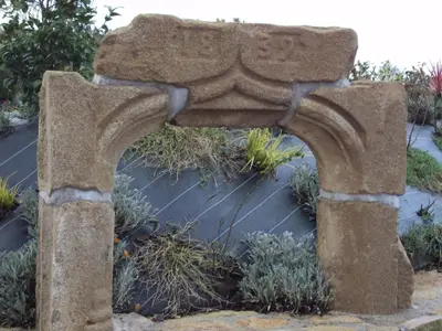 Jardin de l'établissement Gîtes du Ménez-Hom