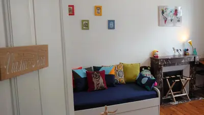 Coin salon dans l'établissement La Maison Serrurier - Chambres d’hôtes