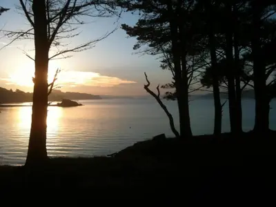 Paysage naturel près de la maison de vacances