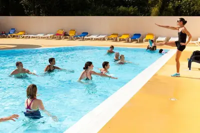 Piscine de l'établissement Camping De La Plage Bénodet - 400 mètres de La Plage ou située à proximité