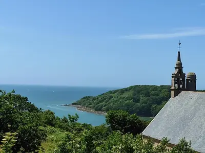 Paysage naturel près de la maison d'hôtes