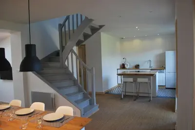Plan de l'établissement Maison de village, charme scandinave