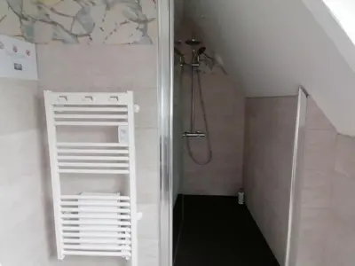Salle de bains dans l'établissement Villa des Fleurs d'Ajoncs