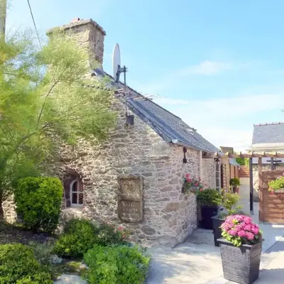 Stone House in Brittany near Sandy Beaches