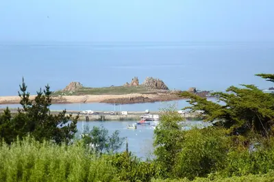 Paysage naturel près de la maison de vacances