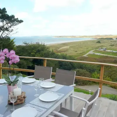 Stone House in Brittany with Sea Views