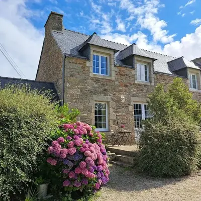 Stone House in Brittany near the Sea