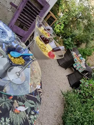 Jardin de l'établissement Breizh & Breakfast