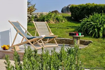 Jardin de l'établissement Gîte Le pied à terre