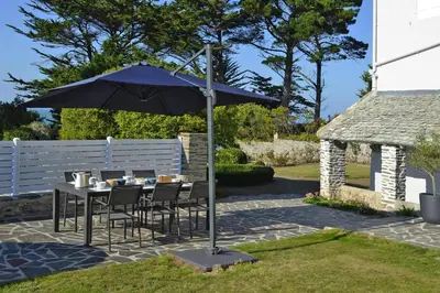 Jardin de l'établissement Country House in Porz Bilic near Sandy Beach