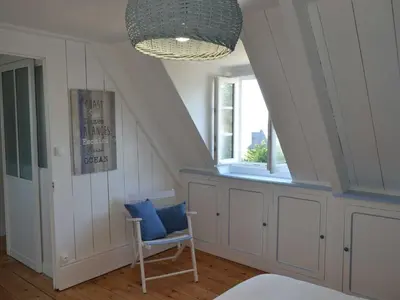 Un ou plusieurs lits dans un hébergement de l'établissement Country House in Porz Bilic near Sandy Beach