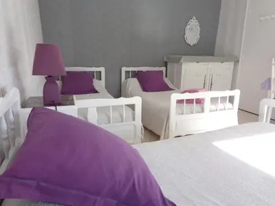 Un ou plusieurs lits dans un hébergement de l'établissement La vallée du Rivoal