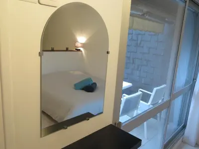 Salle de bains dans l'établissement Le STUDIO 