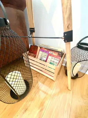 Bibliothèque dans l'appartement
