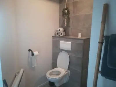 Salle de bains dans l'établissement Gîte Ti-Gwennel