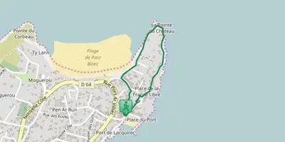 Plan de l'établissement Le petit duplex du port de Locquirec - 100 m de la plage