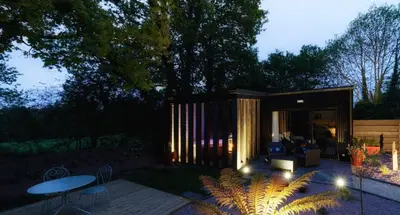 Jardin de l'établissement La Douce Escapade