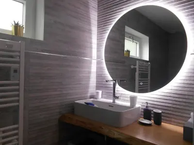 Salle de bains dans l'établissement La Douce Escapade