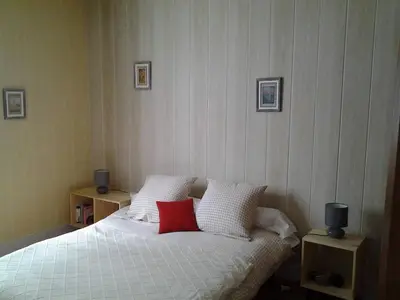 Un ou plusieurs lits dans un hébergement de l'établissement Appartement à 200 mètres du port de Concarneau