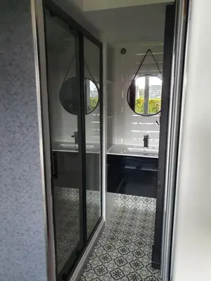 Salle de bains dans l'établissement Chambre d hote avec sa SDB privative