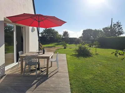 Jardin de l'établissement Holiday Home in Brittany near Pointe du Raz