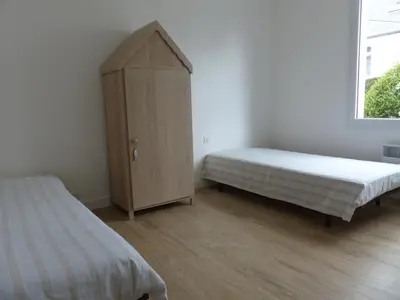 Un ou plusieurs lits dans un hébergement de l'établissement Ti Moutik