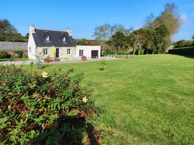 Jardin de l'établissement Gîte Tromenec