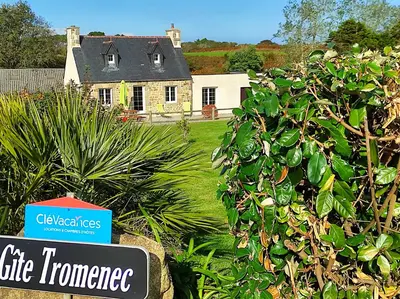 Jardin de l'établissement Gîte Tromenec
