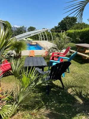 Piscine de l'établissement Gite de kernaet avec piscine ou située à proximité