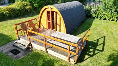 Jardin de l'établissement Pod à la croisée des baies