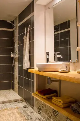 Salle de bains dans l'établissement Maison de charme Finistere 4 personnes
