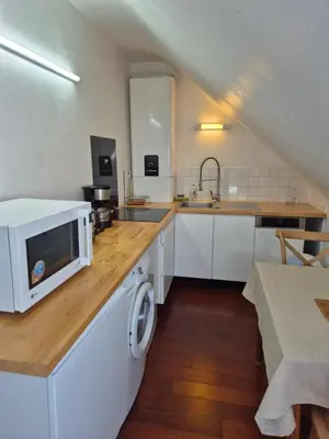 Cuisine ou kitchenette dans l'établissement Urban Sunny & Cosy