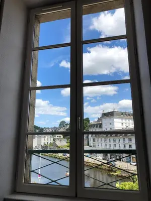 Balcon ou terrasse dans l'établissement hotel de Croix