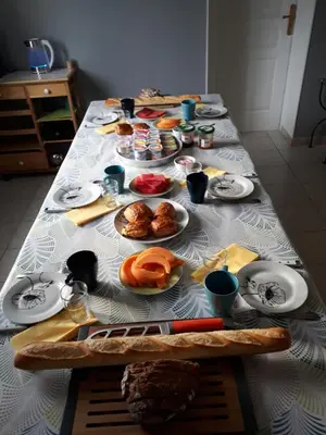 Nourriture dans le séjour chez l'habitant ou à proximité