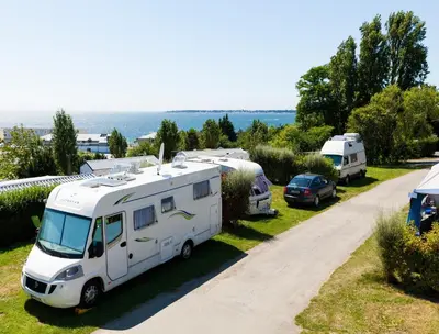 Paysage naturel près de le camping