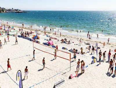 Clients de l'établissement Camping Les Sables Blancs