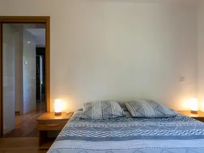 Un ou plusieurs lits dans un hébergement de l'établissement Holiday Home Les Menhirs by Interhome