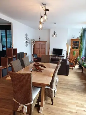 Coin salon dans l'établissement Brest quartier Siam appartement 3 étoiles