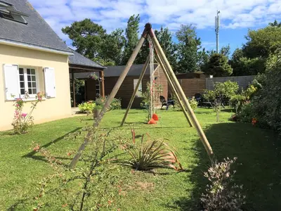 Aire de jeux pour enfants de l'établissement Maison proche bord de mer