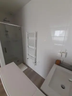 Salle de bains dans l'établissement TyNoLa